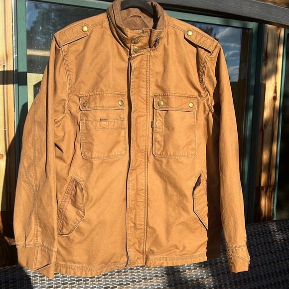 JEREMIAH CLOTHING PAXTON MILITARY JACKET in PEAT, XL - Picture 6 of 16